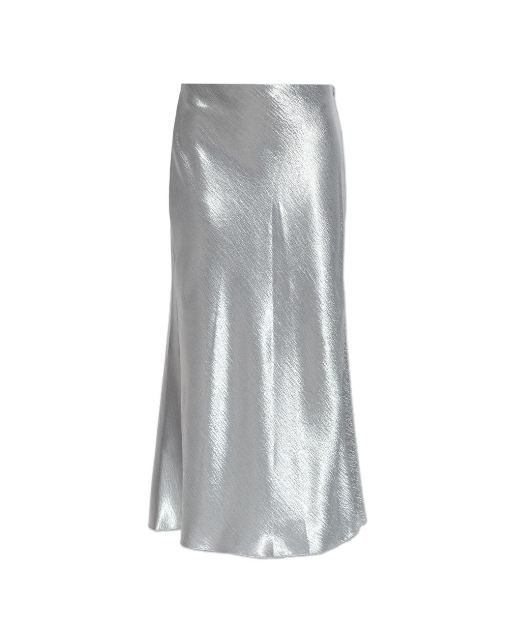 Tory Burch Gray Satin Skirt