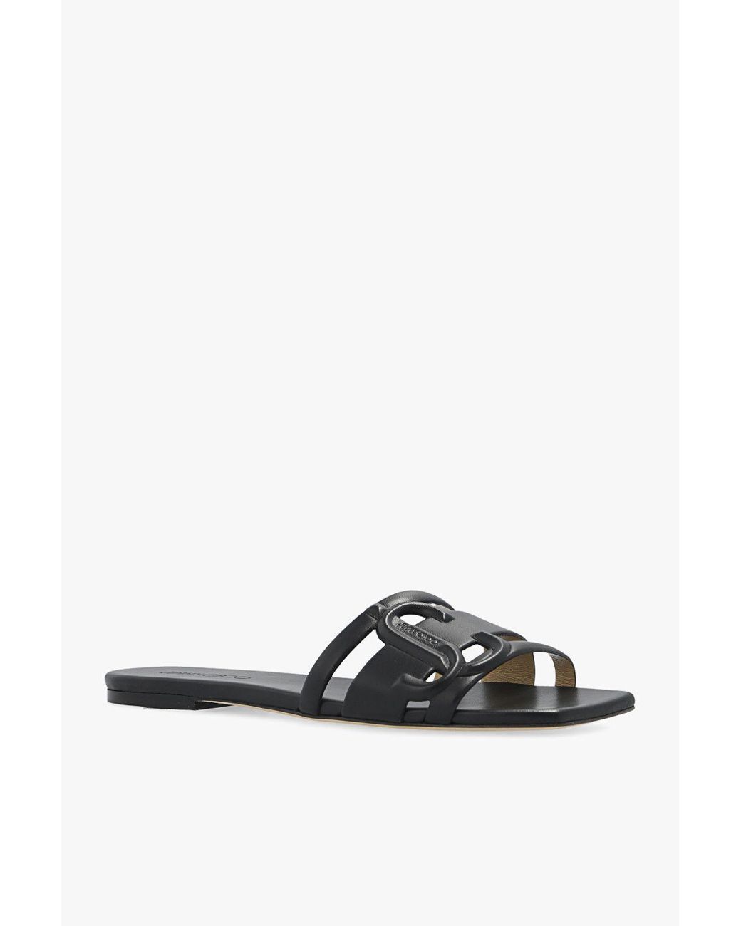 Jimmy Choo 'laran' Slides in Black | Lyst