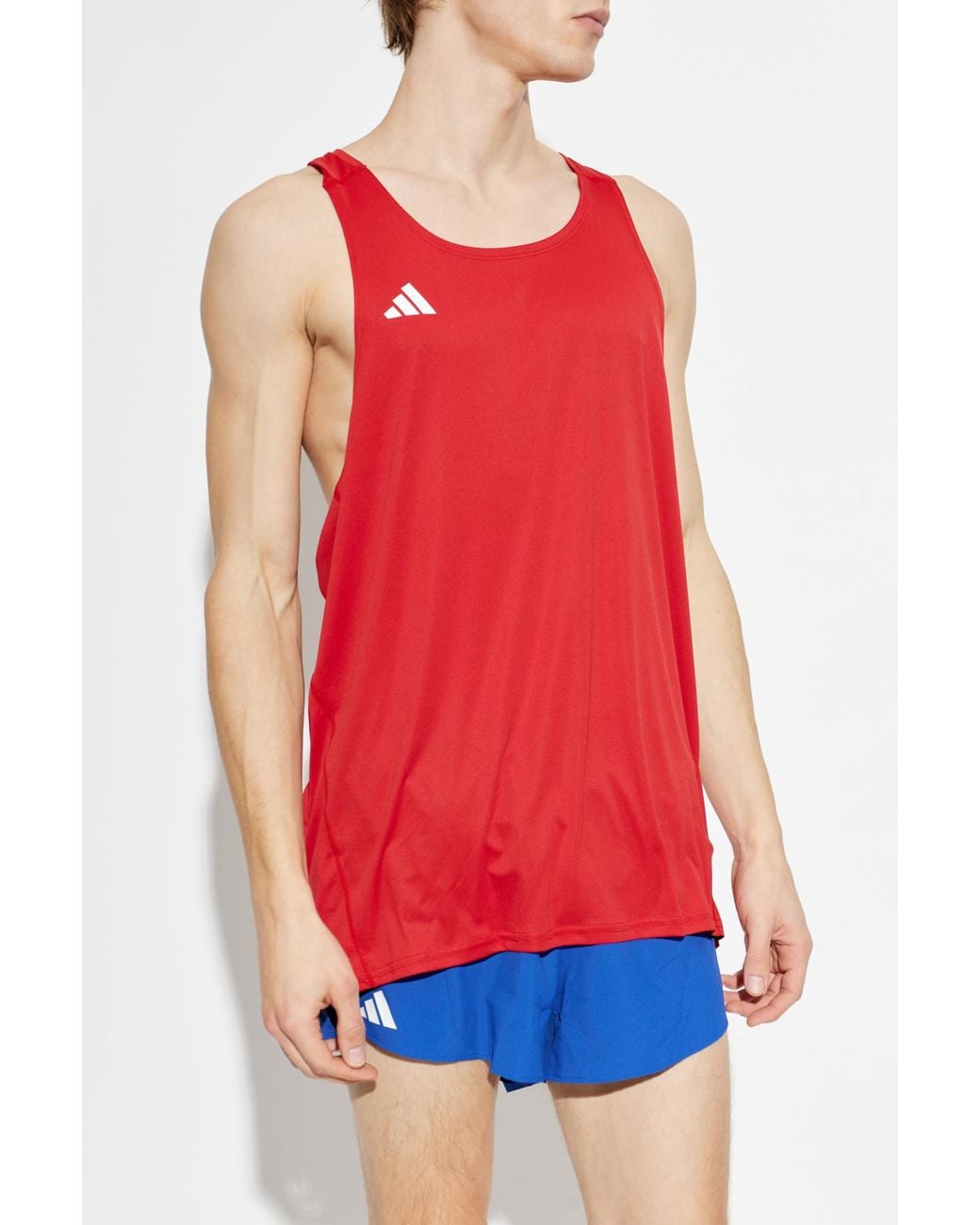 Adidas Originals Red Top From The 'Adizero' Collection for men
