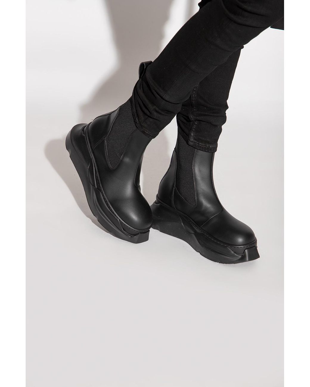 Rick Owens 'beatle Abstract' Chelsea Boots in Black | Lyst Rick Owens 'beatle Abstract' Chelsea Boots in Black | Lyst