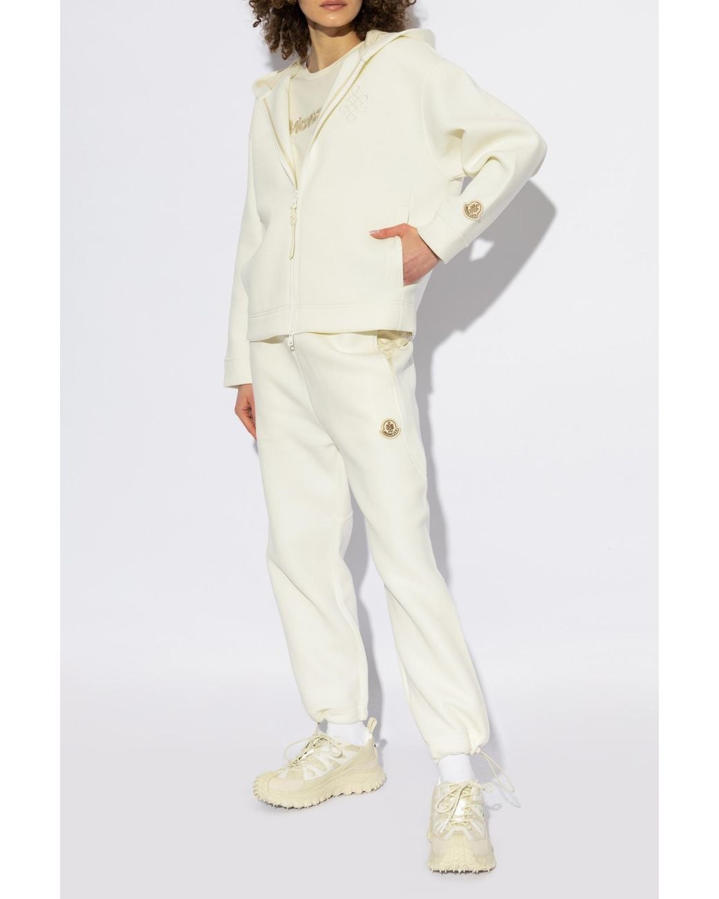 Moncler White Sneakers Trailgrip Amoeba