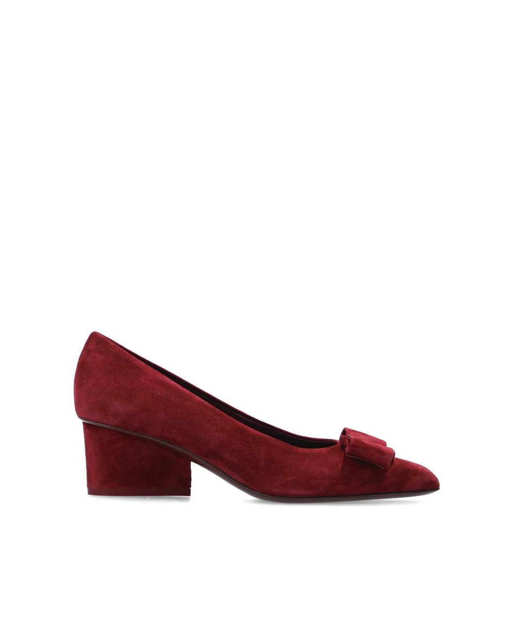 ferragamo suede pumps