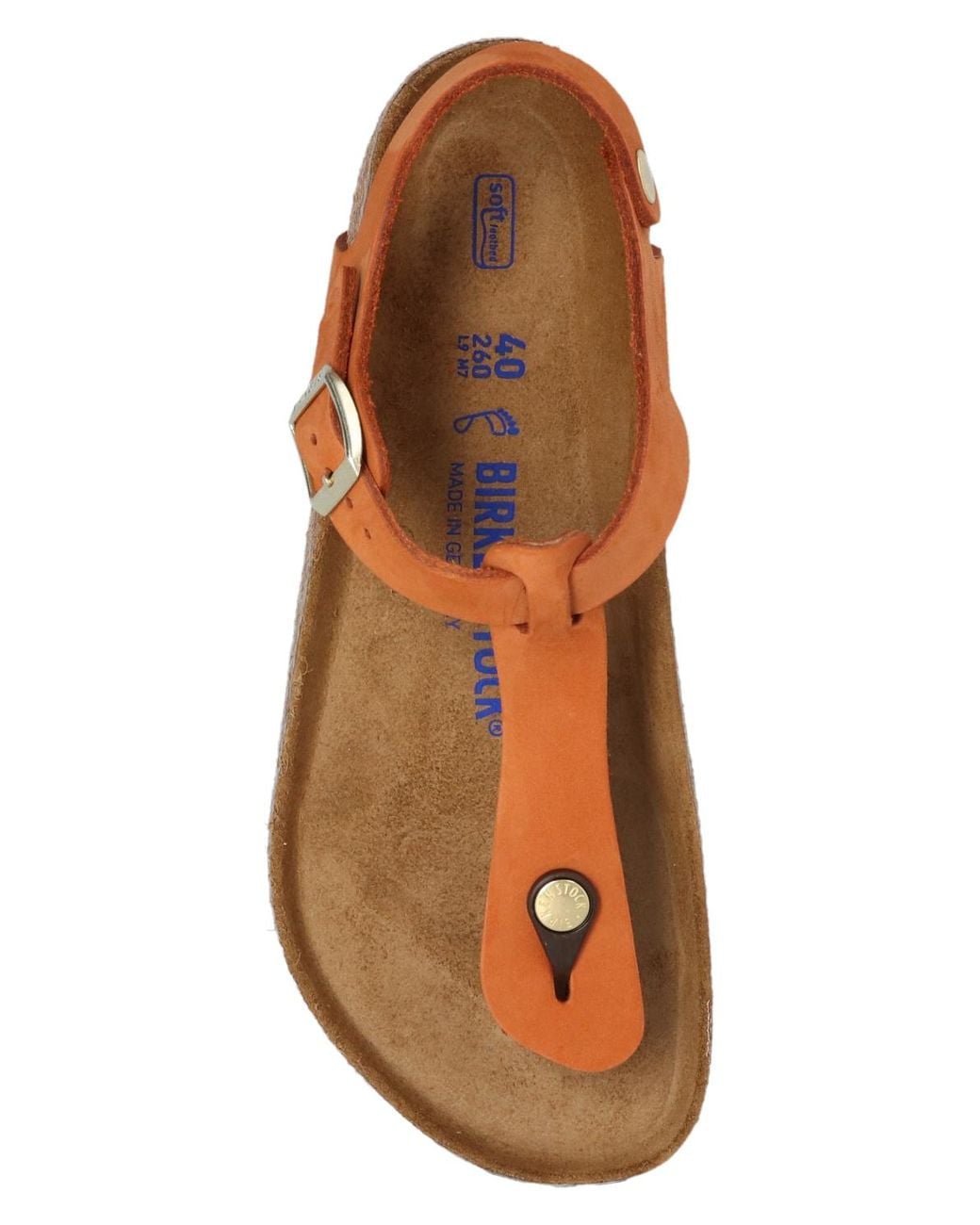 Birkenstock 'kairo' Sandals in Orange | Lyst UK