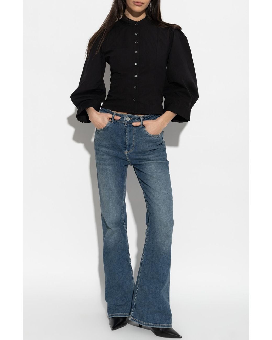 AllSaints Black Shirt 'Maud'