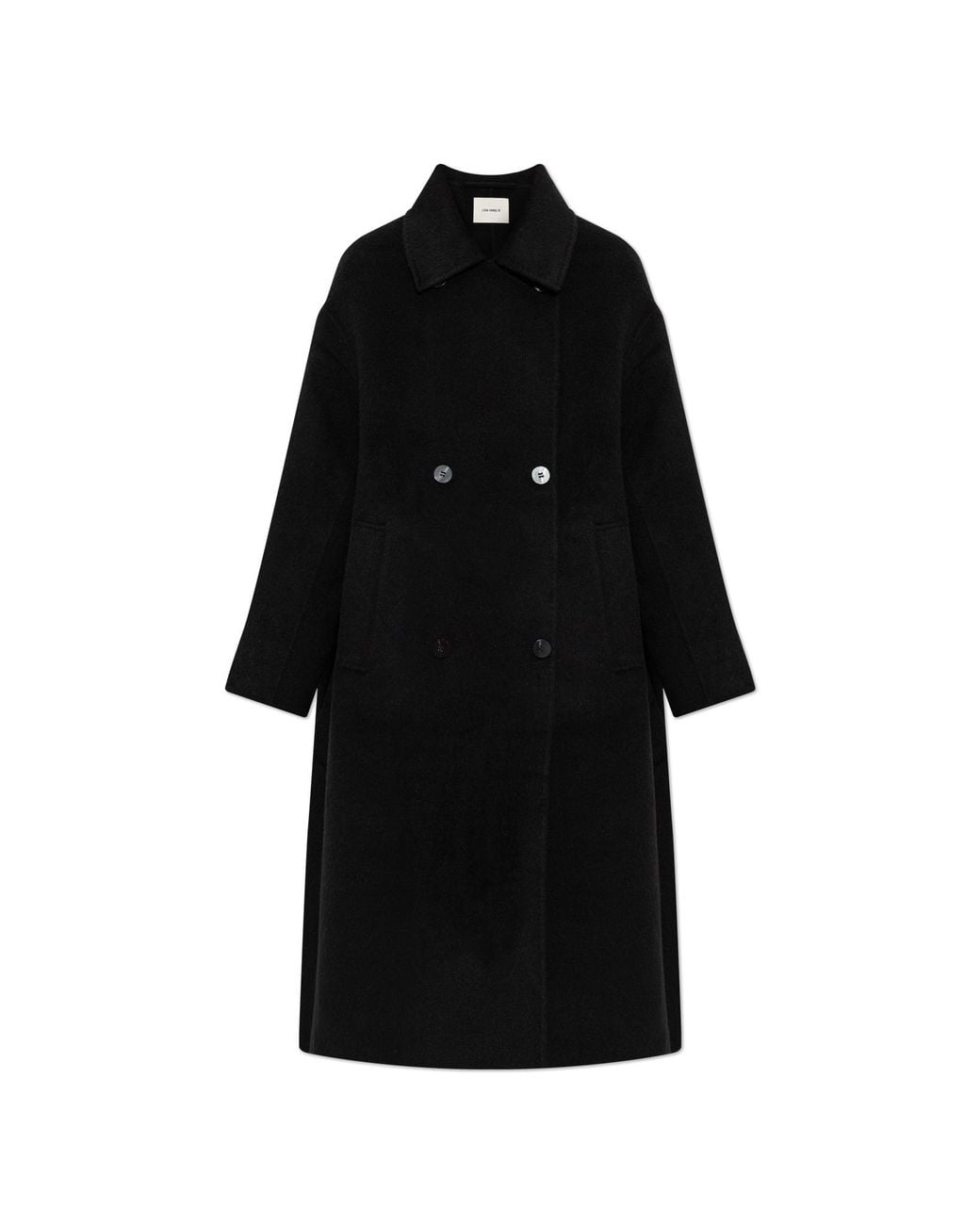 Lisa Yang Black 'Double' Wool Coat