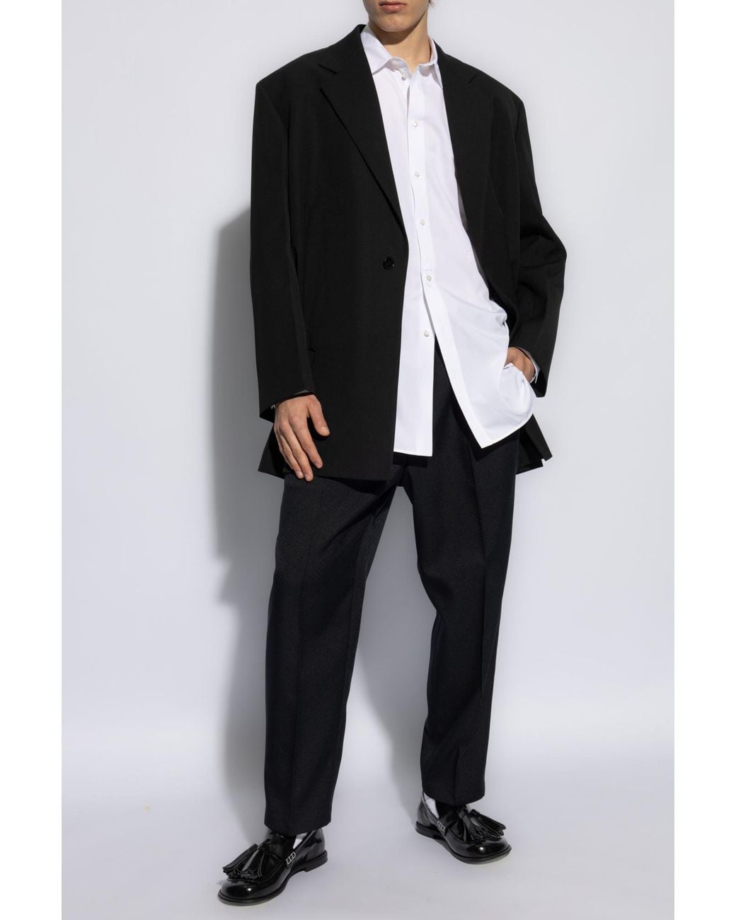 Jil Sander Black Pants With Pockets for men