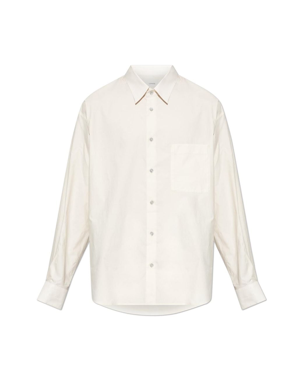 Lemaire White Shirt With Pocket for men