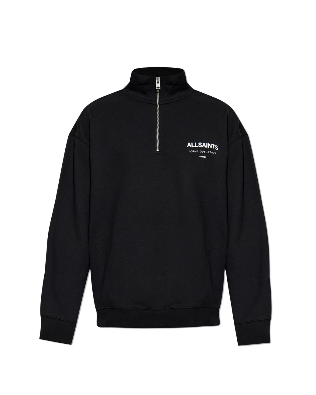 AllSaints Black Sweatshirt 'Underground' for men