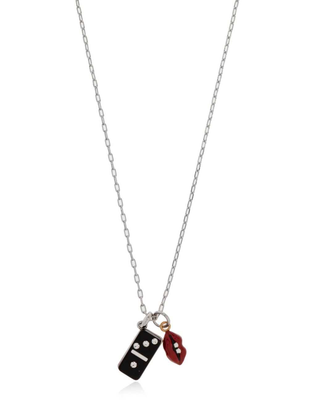 Marc Jacobs Metallic Necklace With Charms