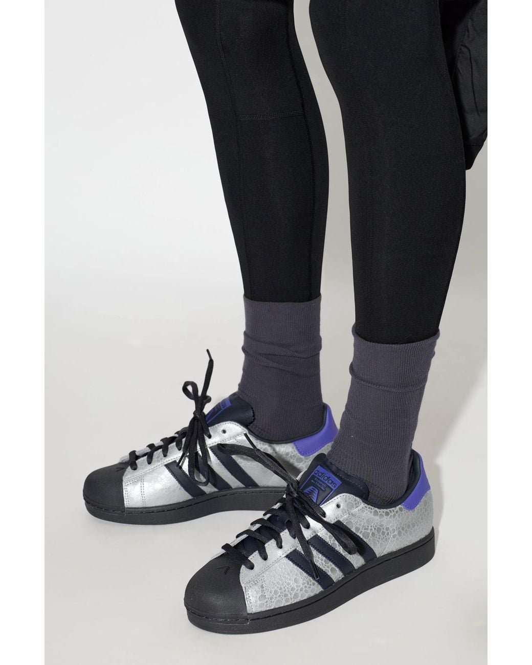 Adidas Originals Black 'Sstr Ii Ae' Sneakers for men