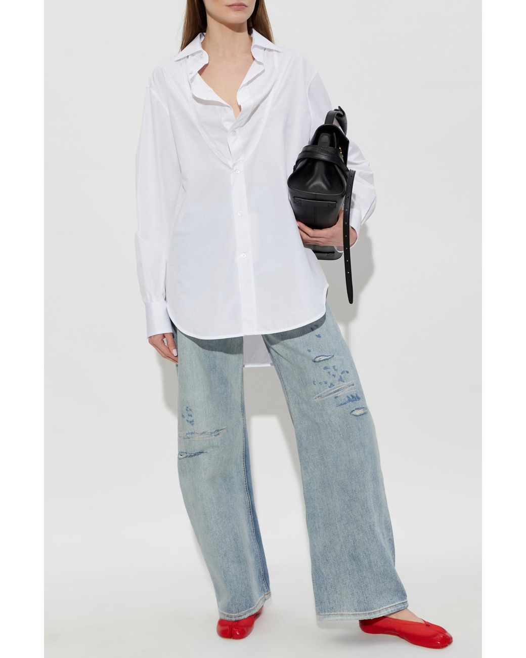 Maison Margiela White Cotton Shirt