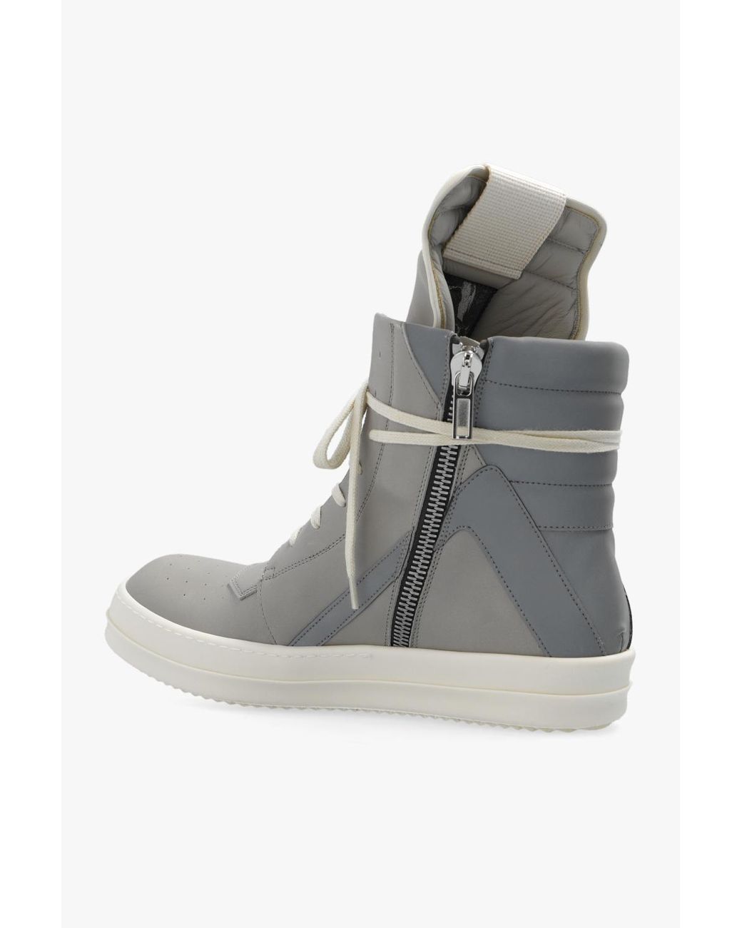 rick owens Hollywood geobasket グレー Rick Owens Gray Hollywood Geobasket Sneakers Rick Owens