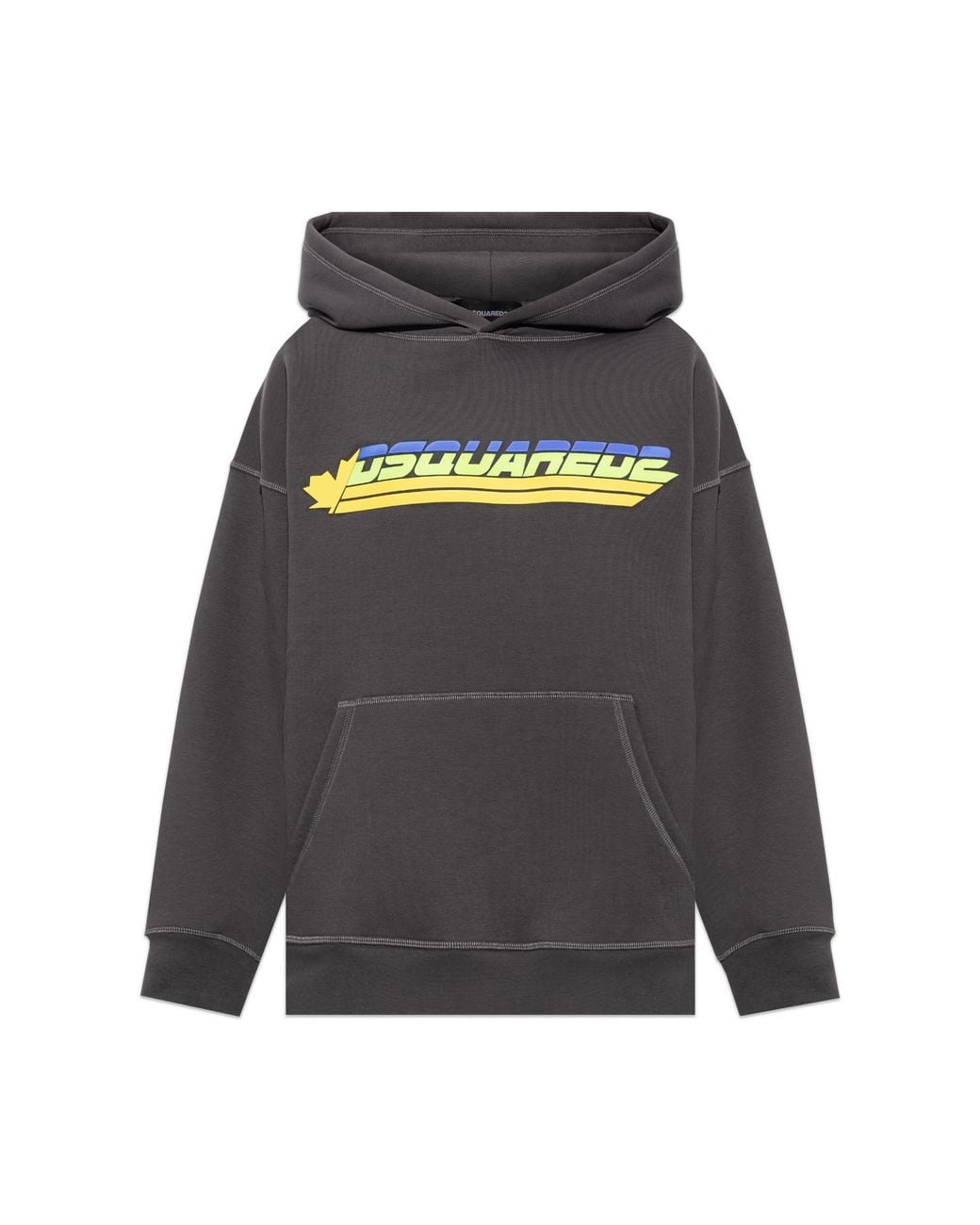 DSquared² Black Hooded Sweatshirt for men