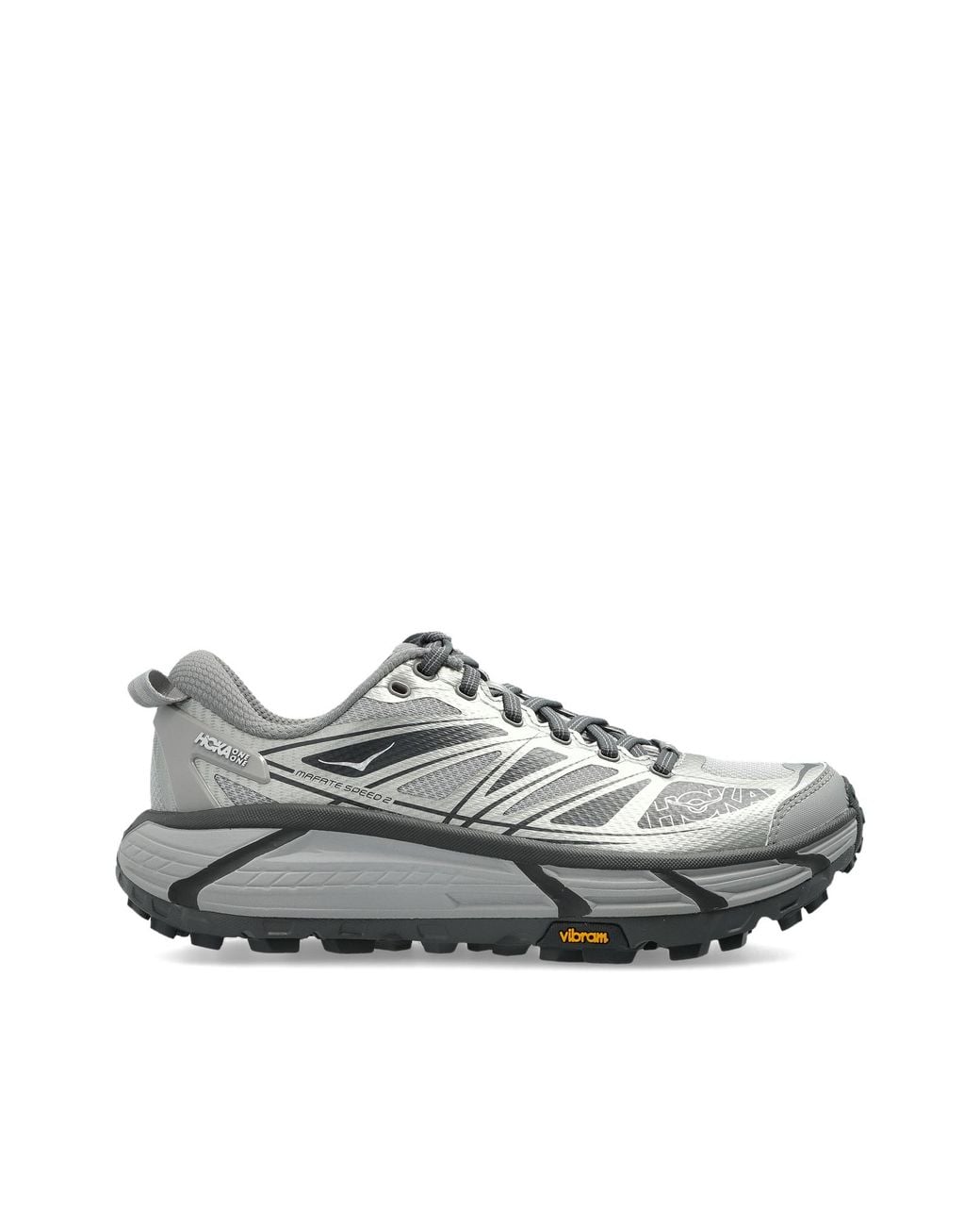 Hoka One One Gray 'Mafate Speed 2' Sports Shoes for men