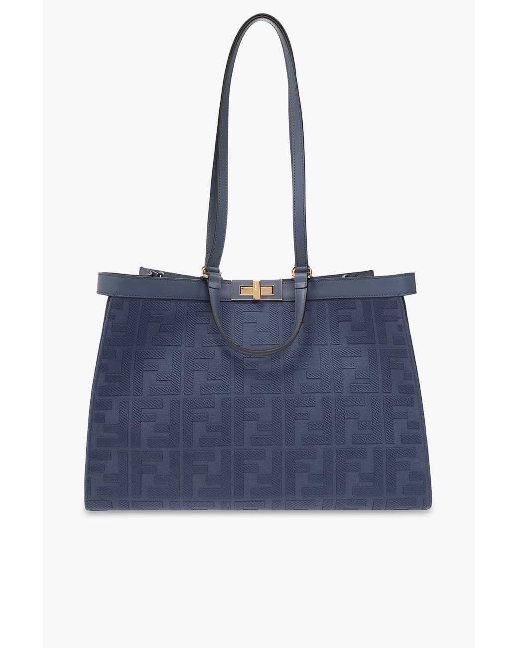 Fendi 'x-tote' Shopper Bag in Blue | Lyst