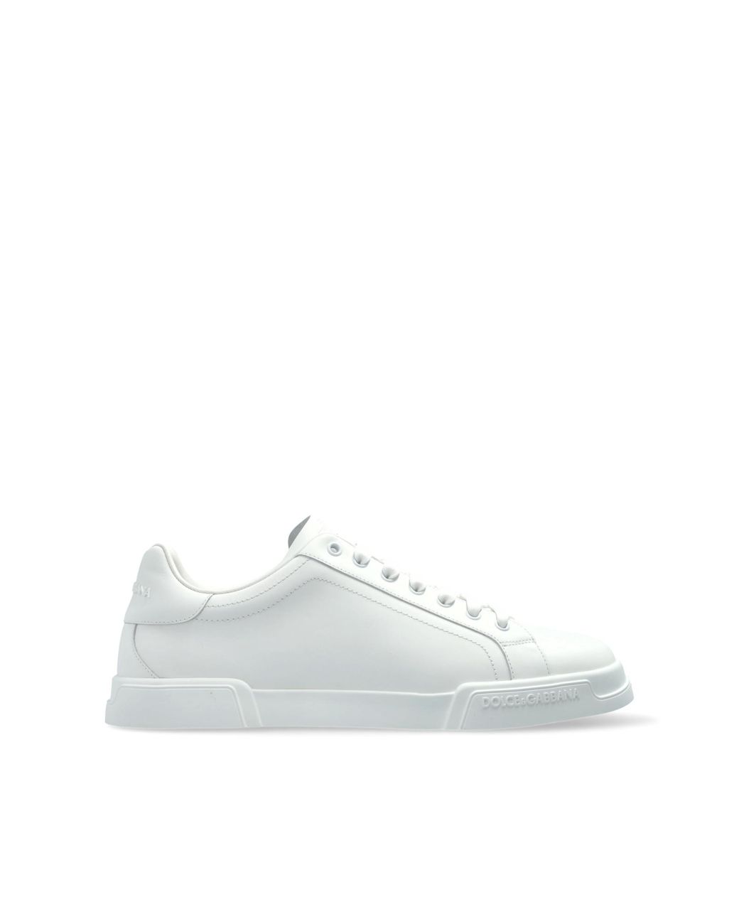 Dolce & Gabbana White "Portofino" Sports Shoes for men