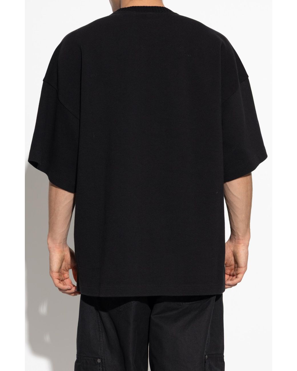 DSquared² Black Sweatshirt With Patch for men