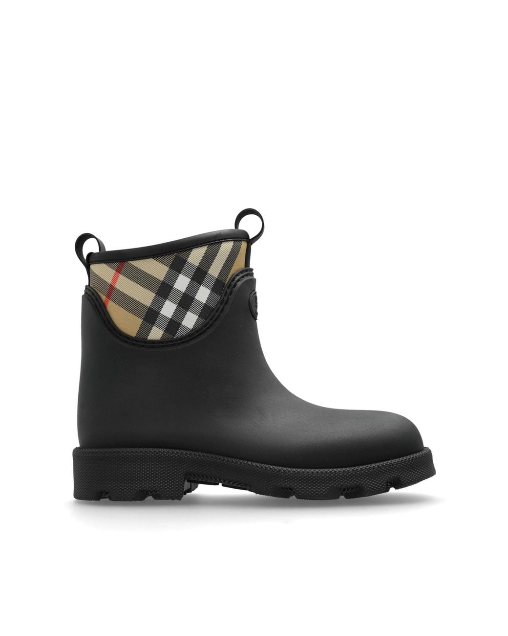 Burberry Black Marsh Stamp Wellington Boots