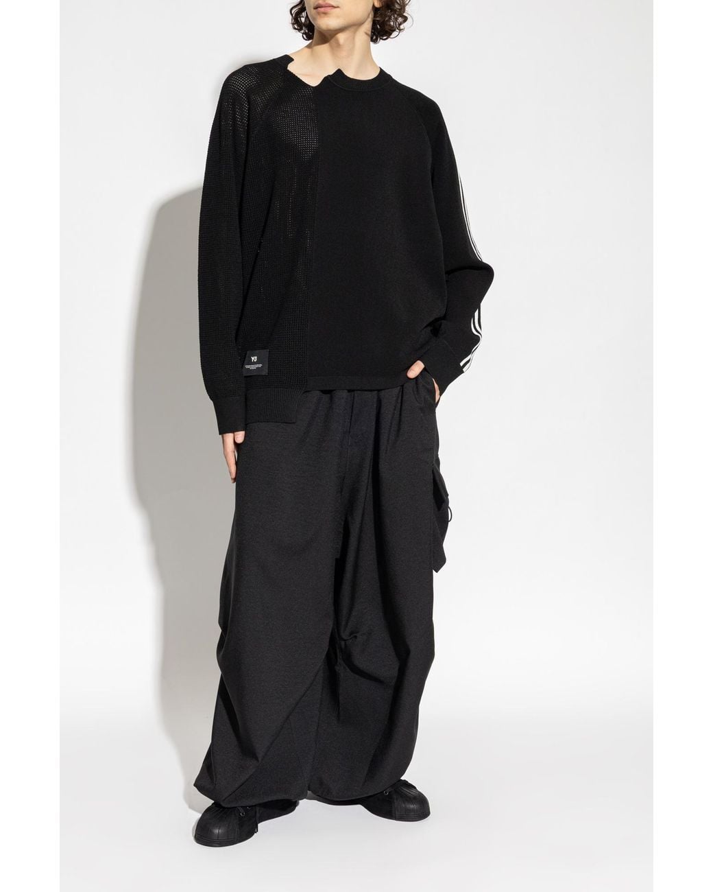 Y-3 Black 'Nizzastar Lo' Sports Shoes