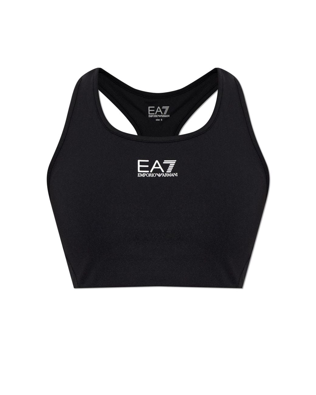EA7 Black Sports Bra