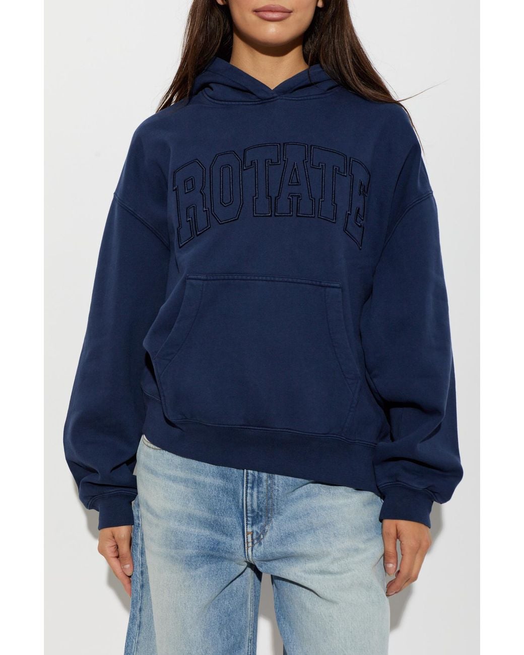 ROTATE BIRGER CHRISTENSEN Blue Hoodie