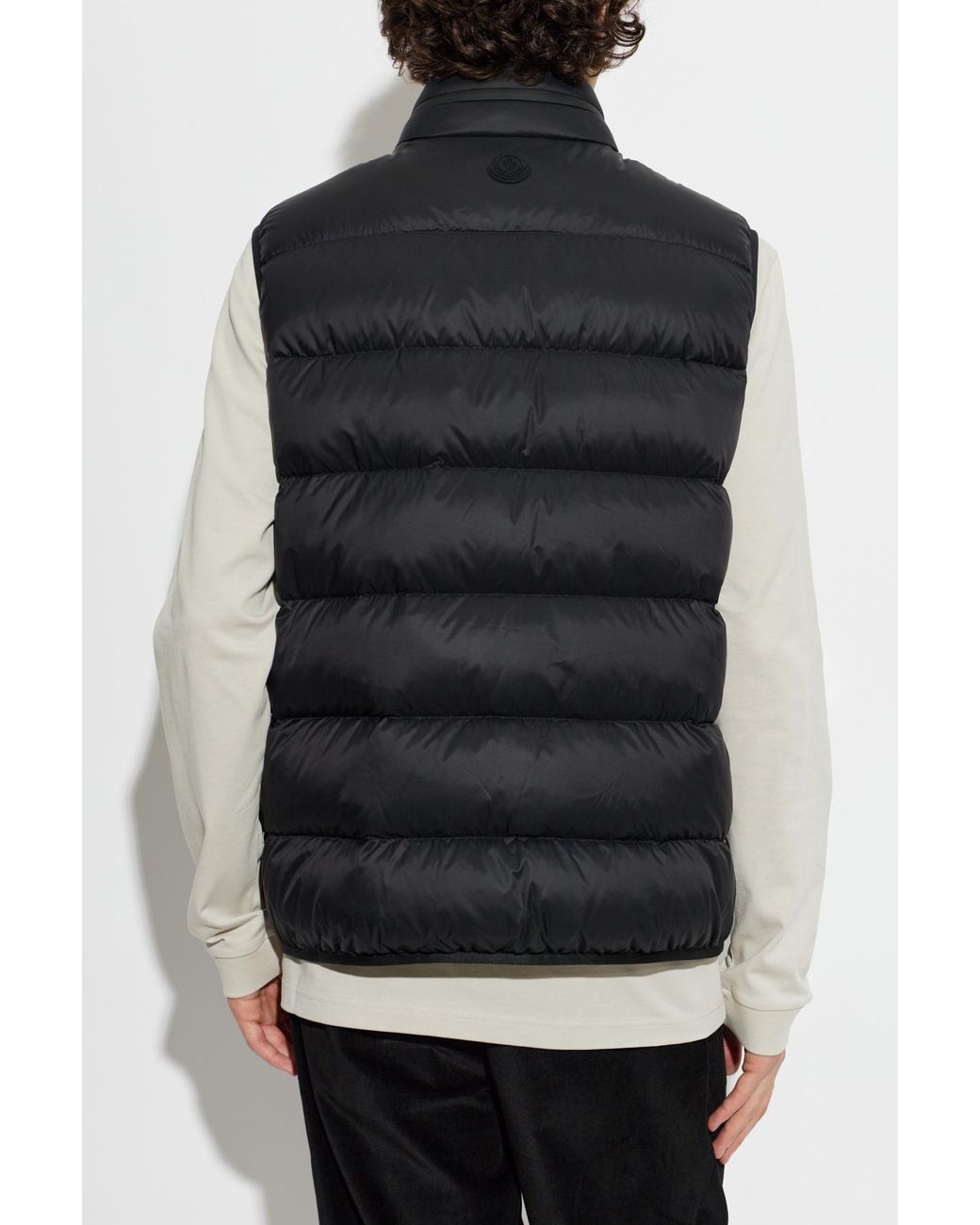 Moncler Black "Reticone" Padded Vest for men