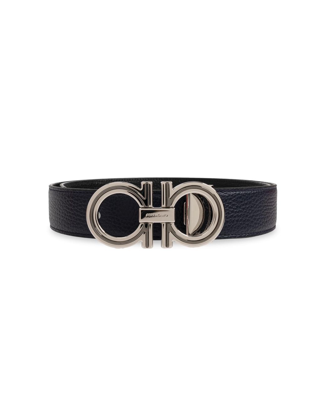 Ferragamo Black Double-Sided Belt for men