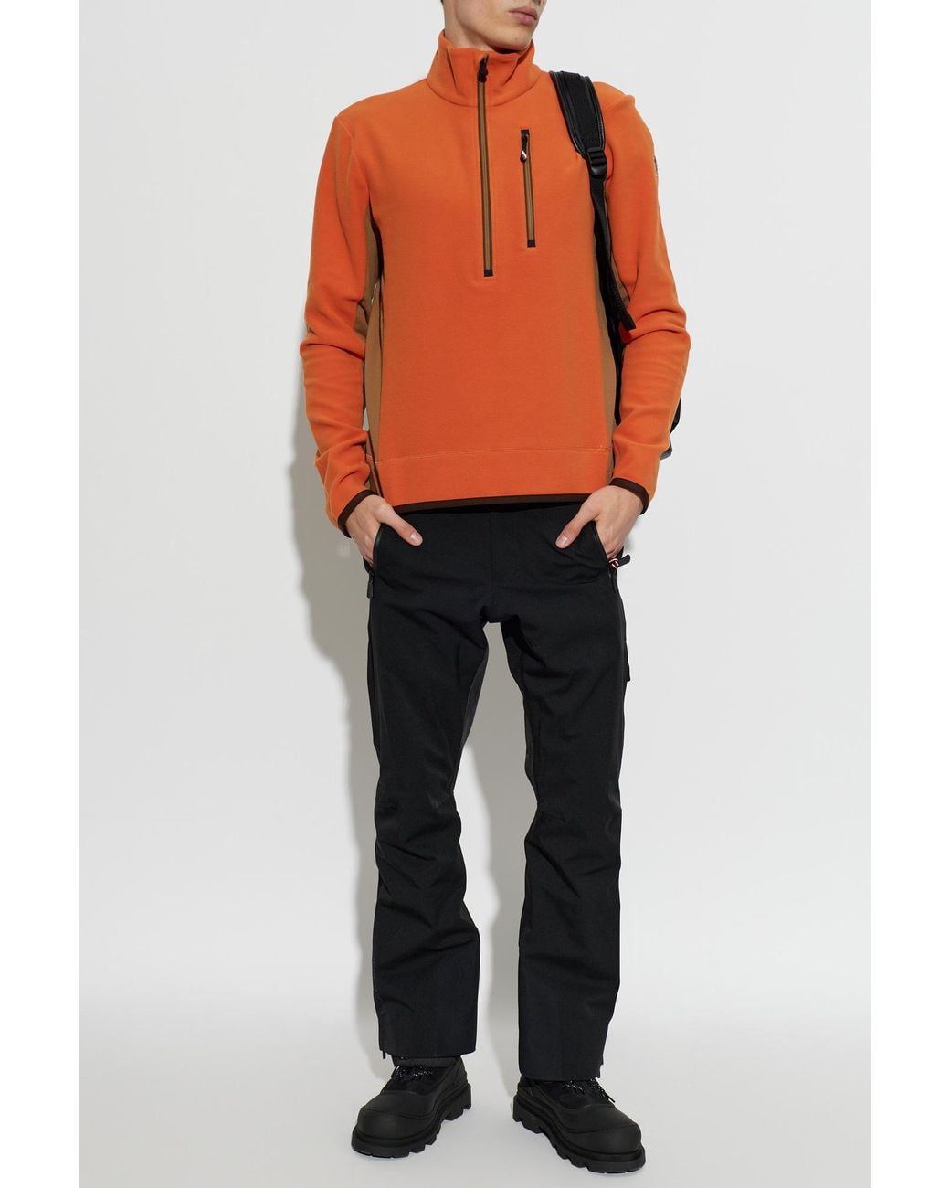 Moncler Orange Performance & Style Sweatshirt for men