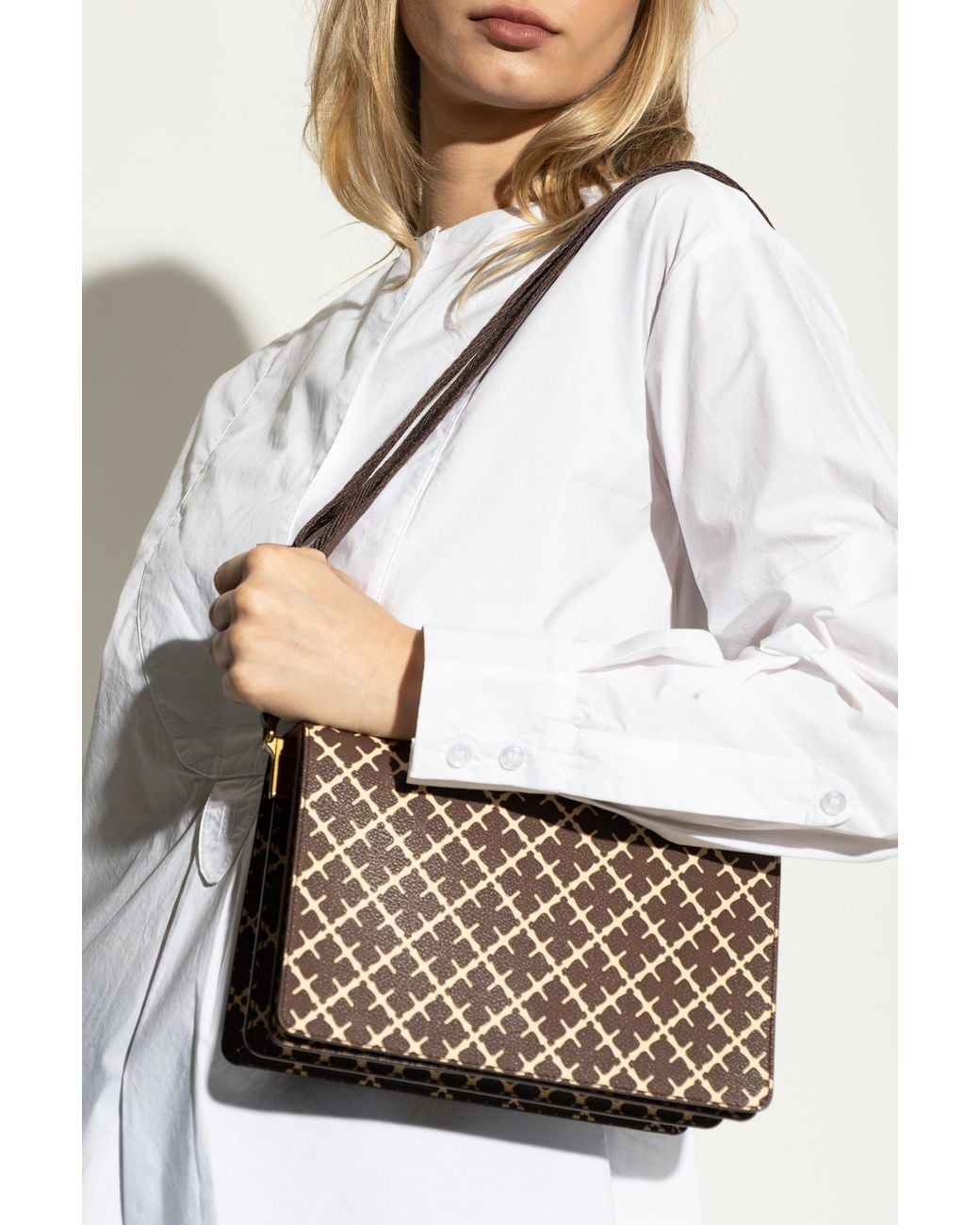 By Malene Birger Brown Shoulder Bag "Leonna"