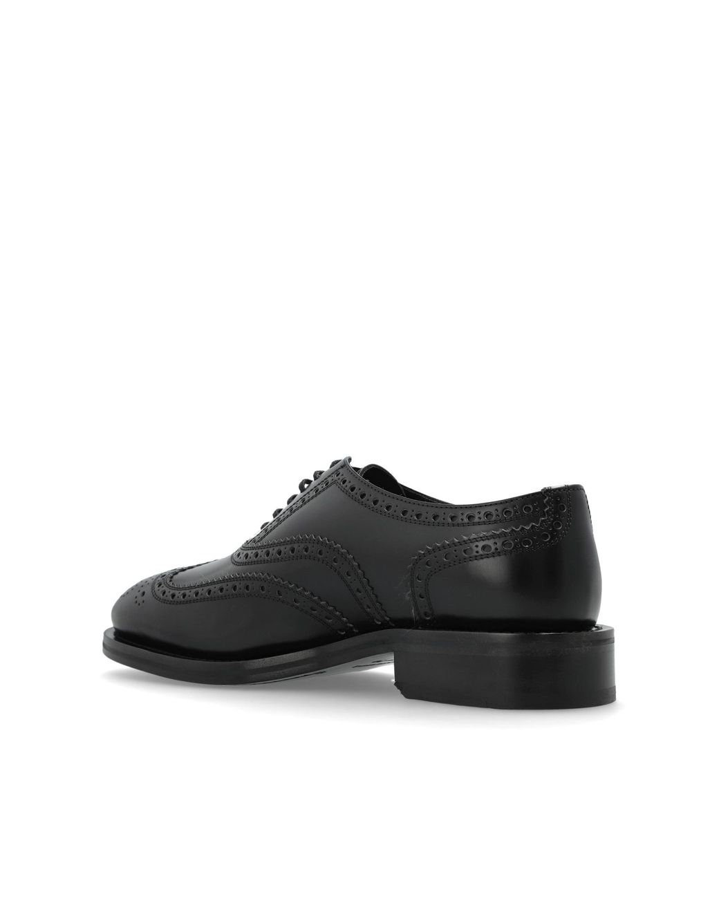 DSquared² Black Leather Shoes for men
