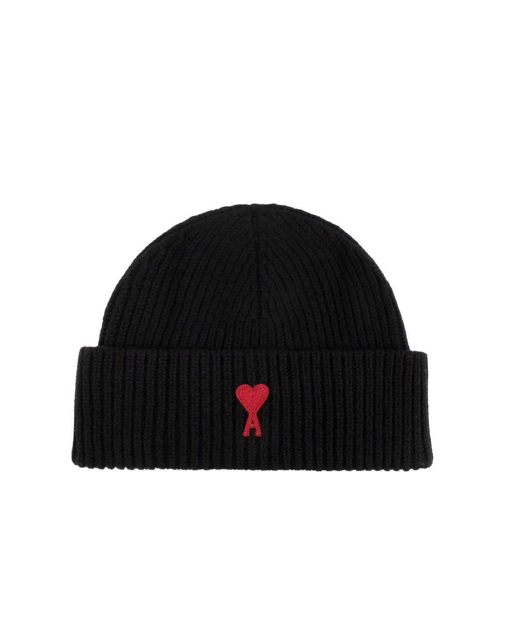 AMI Black Wool Hat