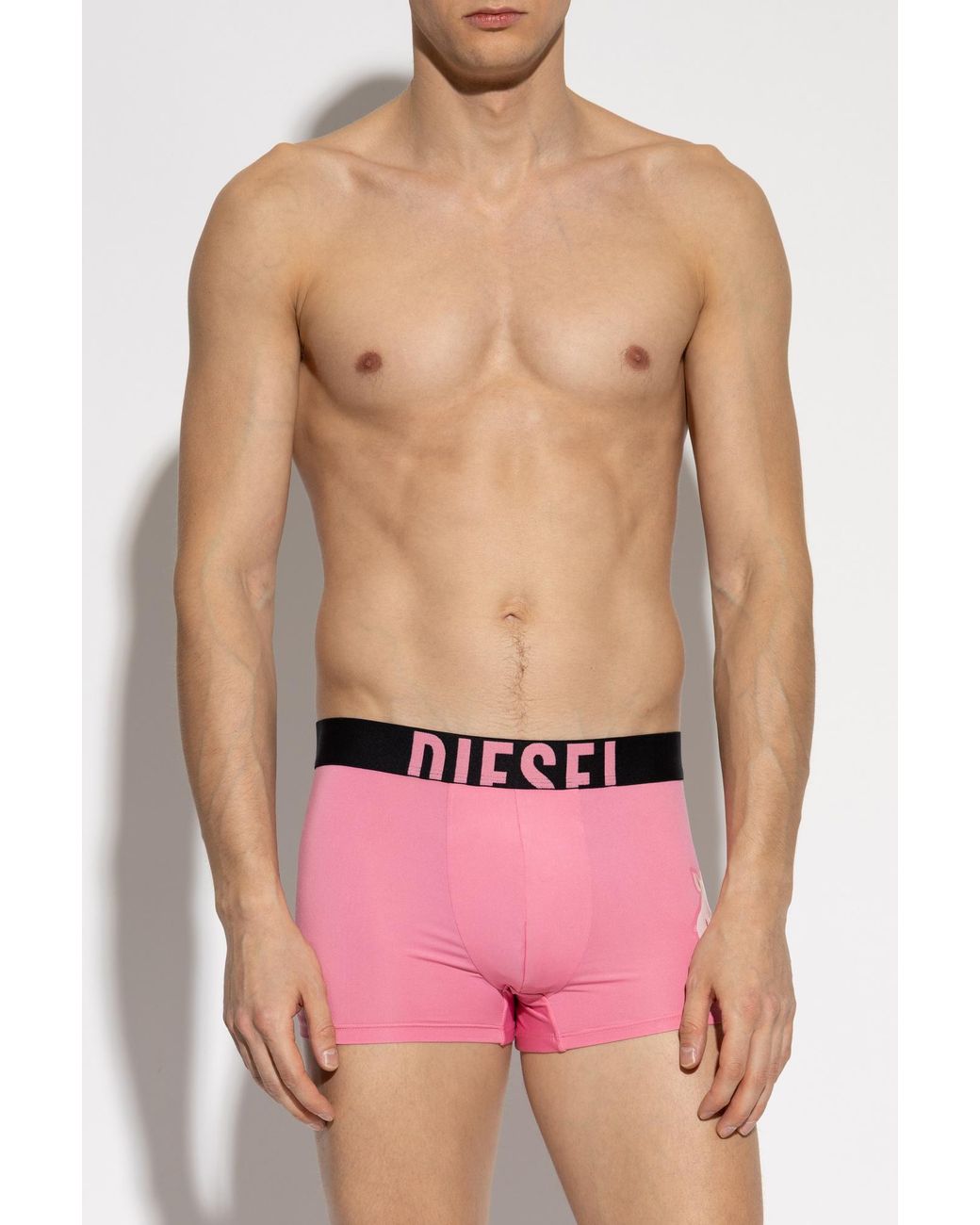 DIESEL Pink 'Damien-D-Pop' Boxers for men