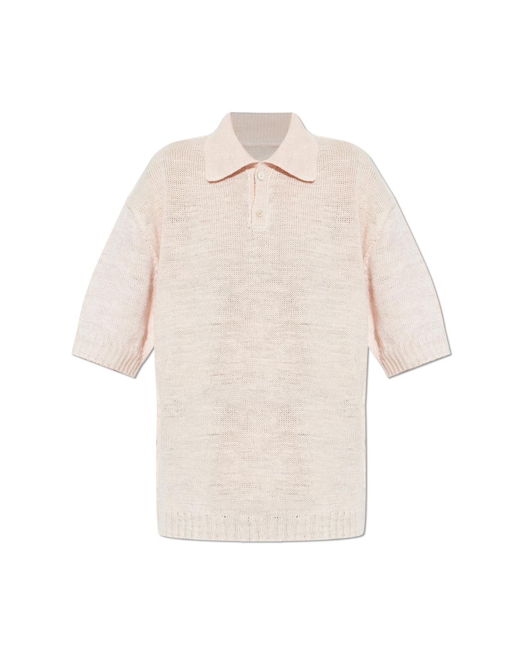 Maison Margiela Natural Linen Polo