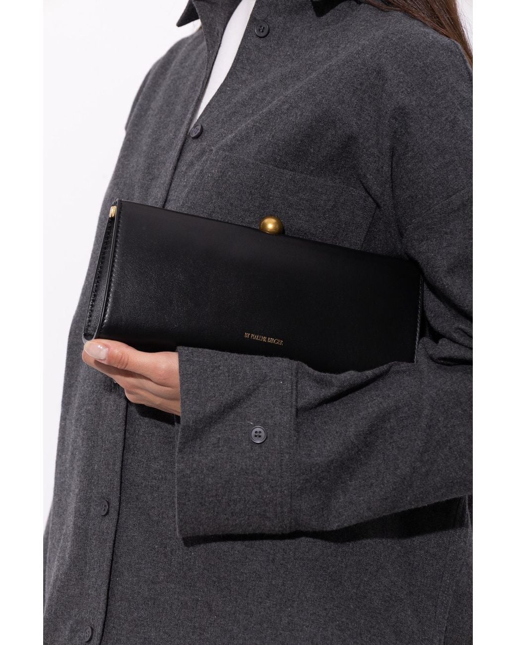 By Malene Birger Black Ellon Clutch
