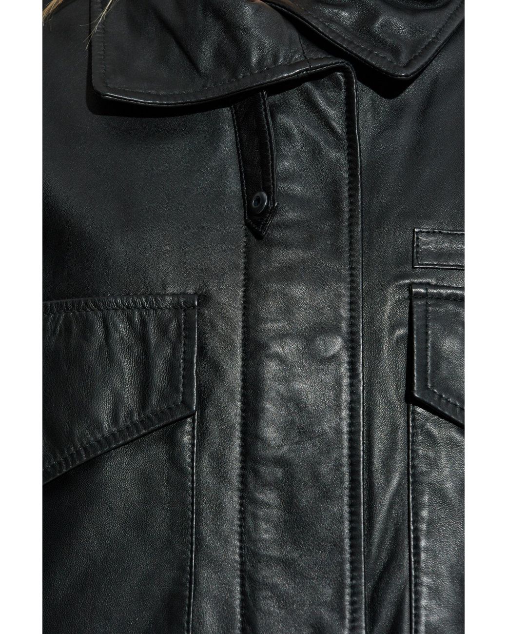 AllSaints Black Leather Jacket