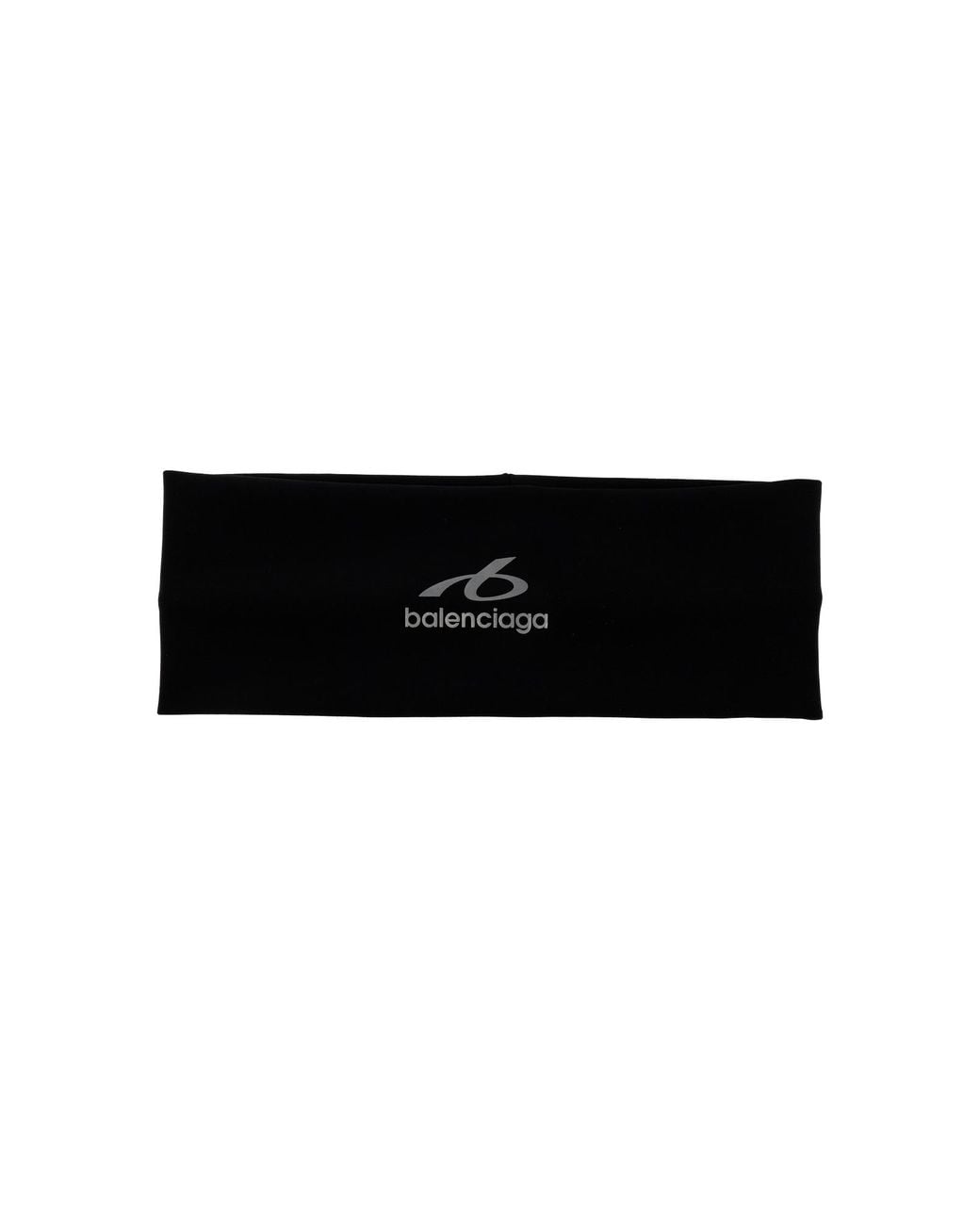 Balenciaga Black Logo Headband