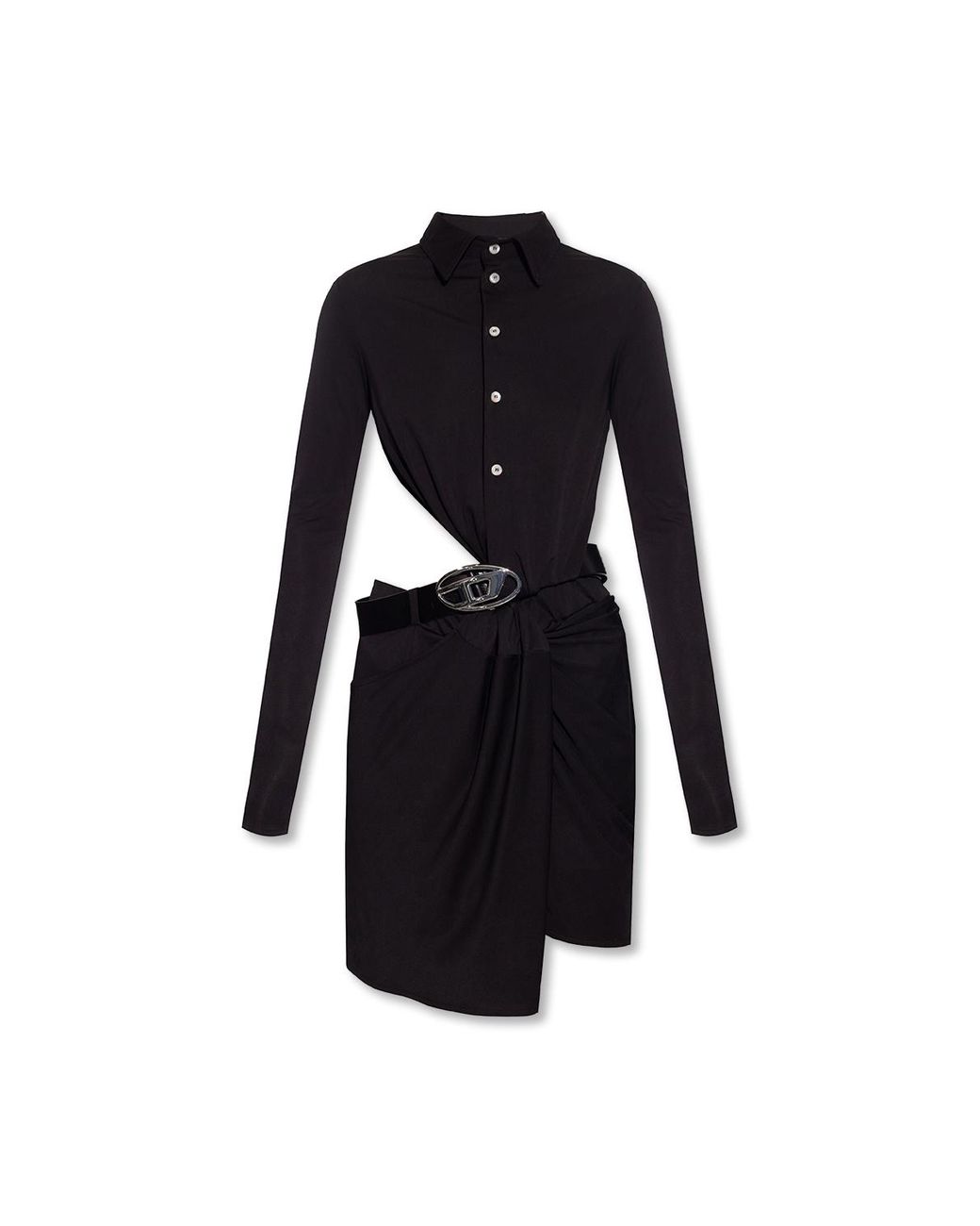 DIESEL Black Asymmetric Dress 'D-Elm'