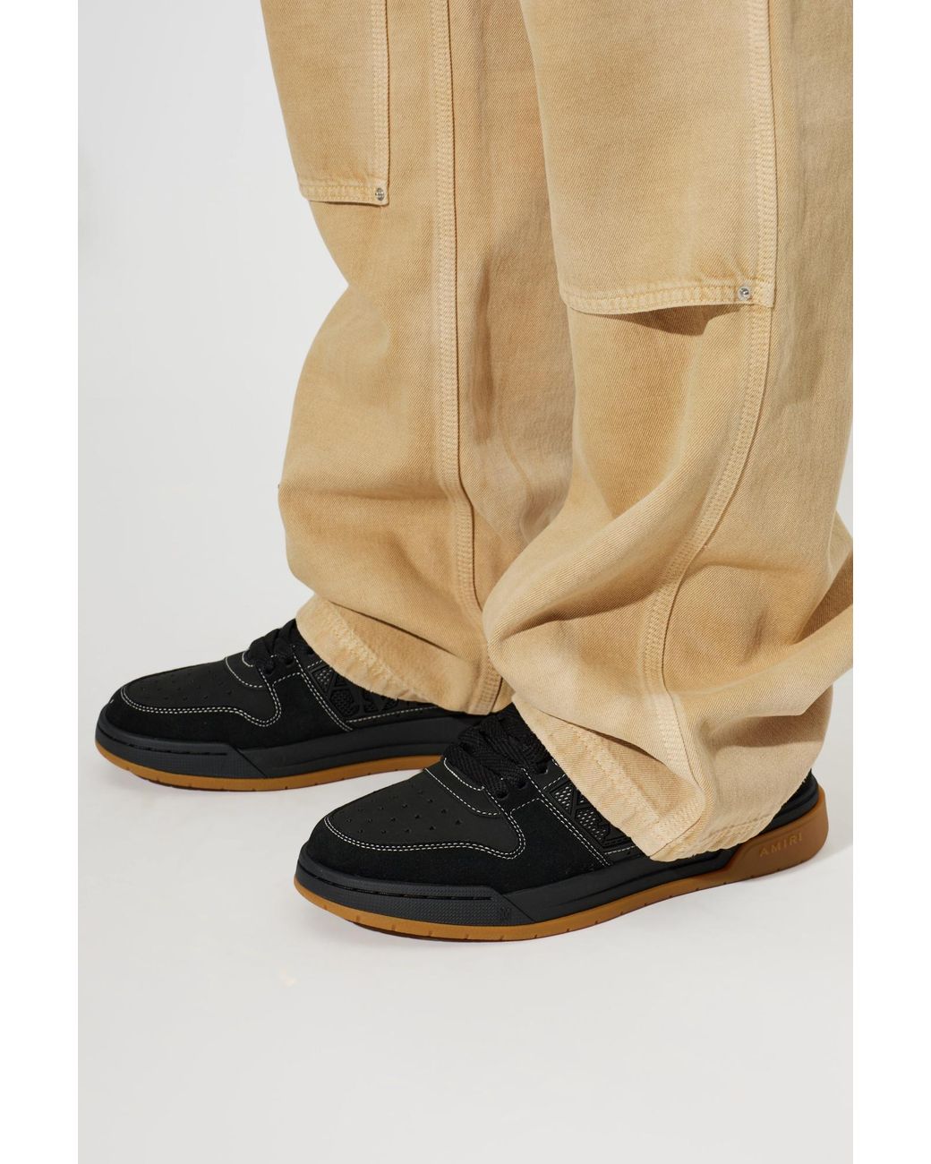 Amiri Black 'Classic Low' Sports Shoes for men