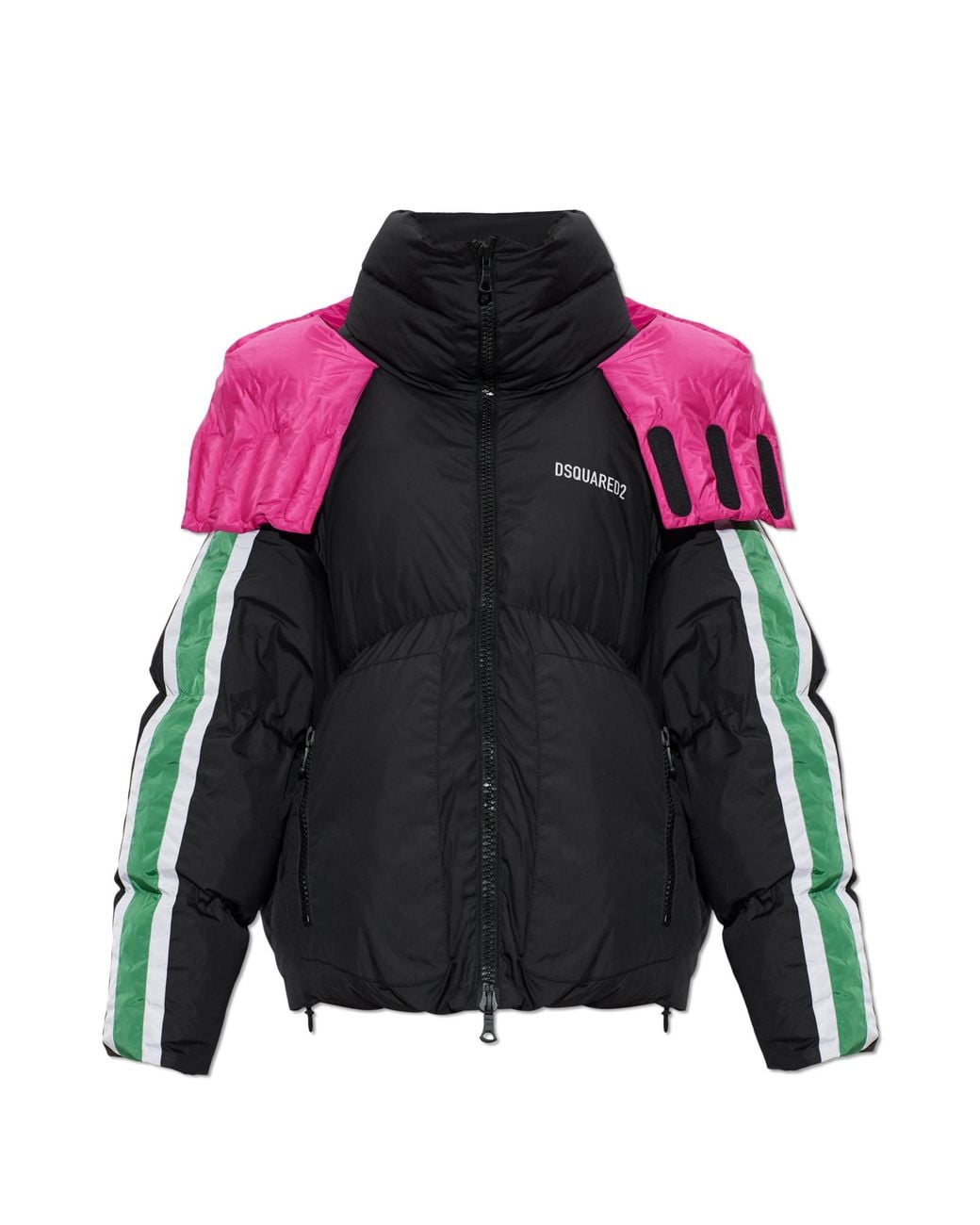 DSquared² Black Heated Logo Jacket