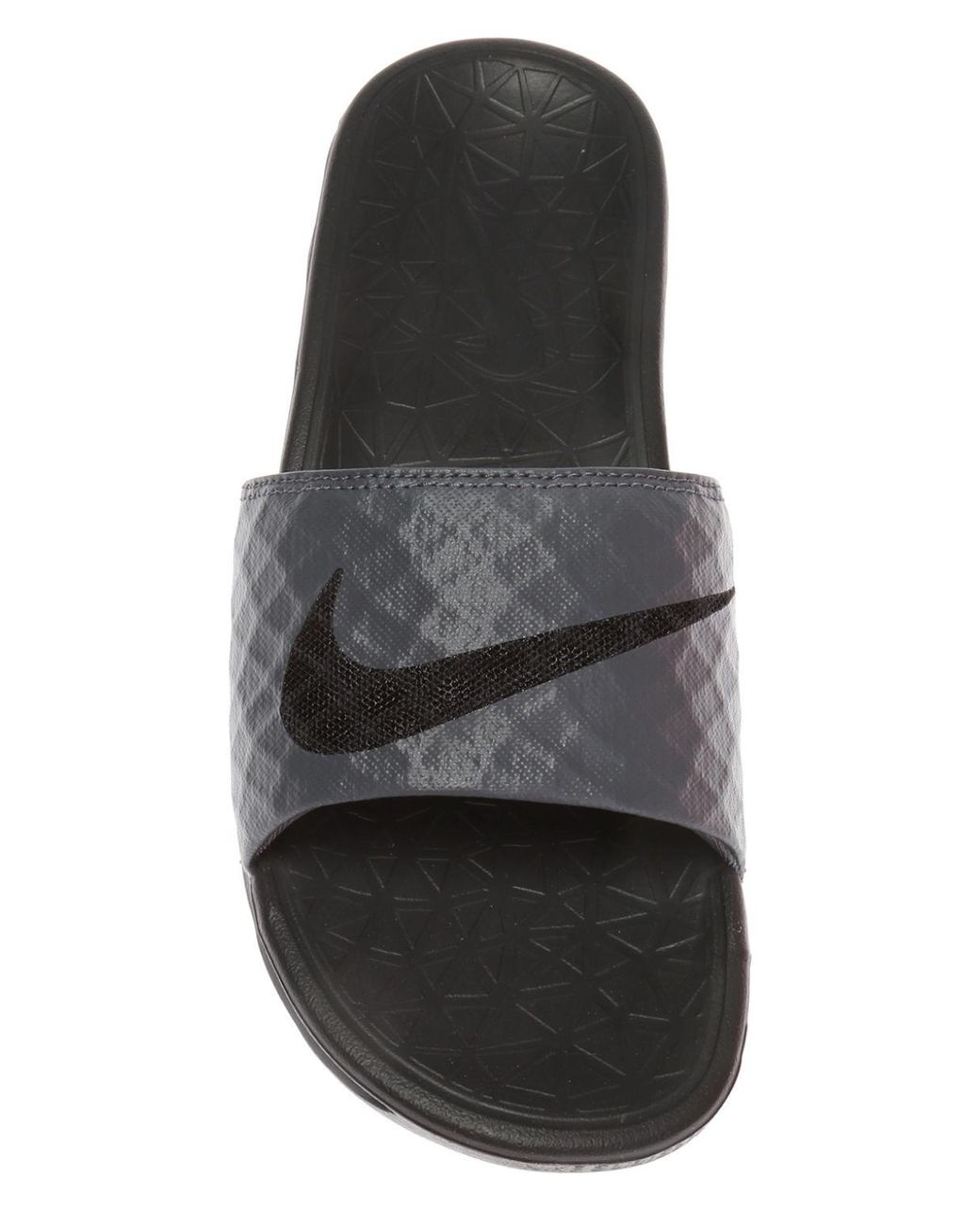 Nike 'benassi Solarsoft' Slides Grey in Grey for Men | Lyst UK