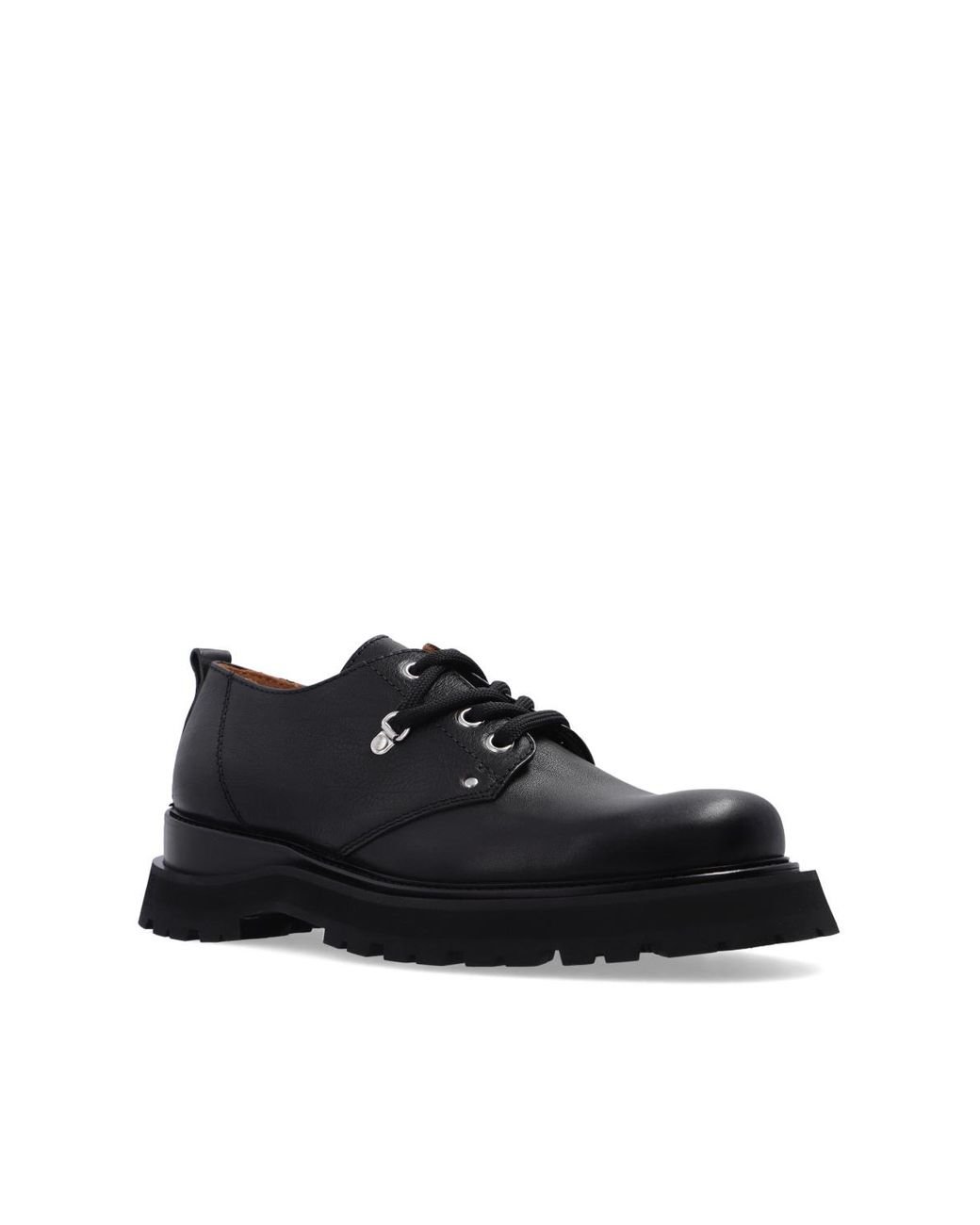 靴 AMI PARIS LUG SOLE DERBIES 42 Ami Paris Derby Shoes in Black for Men | Lyst