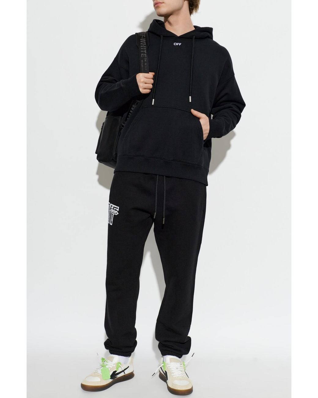 Off-White c/o Virgil Abloh Black Hoodie for men