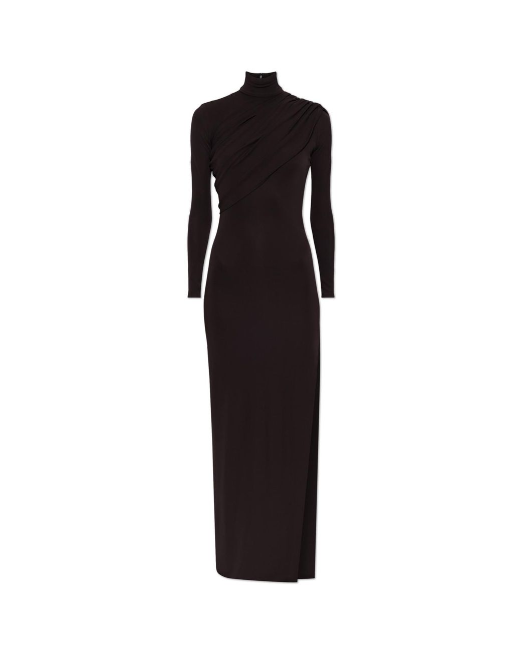 Courreges Black Dress With A Turtleneck