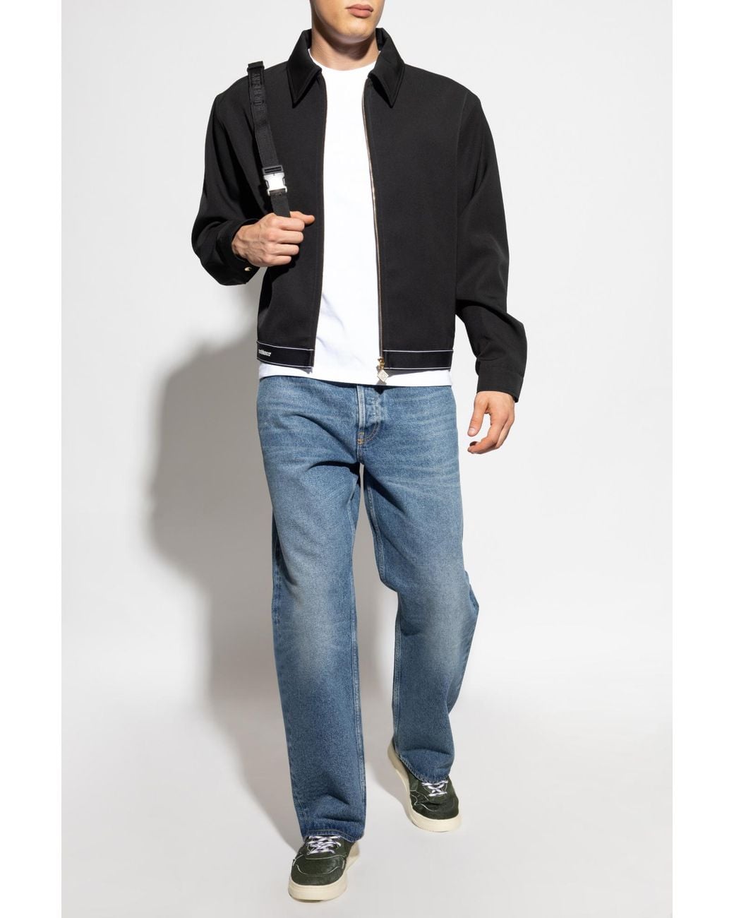 Golden Goose Deluxe Brand Blue Jeans With Logo for men
