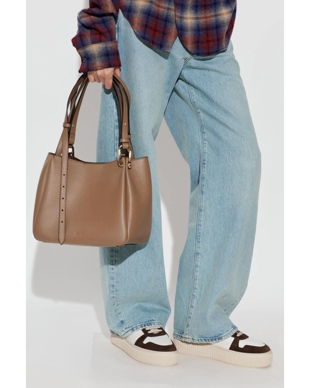 Furla Brown "Nuvola Medium" Bag