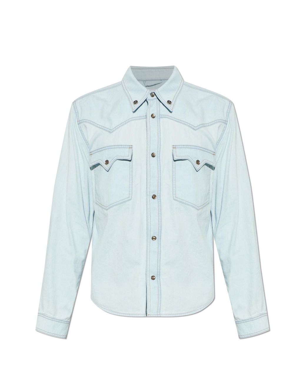 Versace Blue Denim Shirt for men