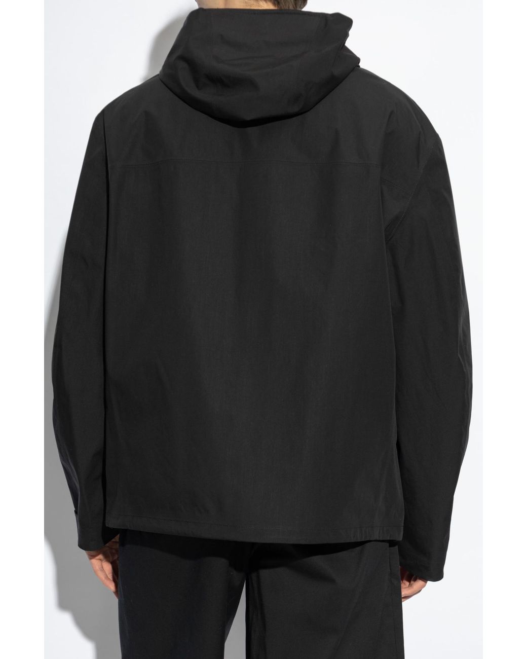 Dolce & Gabbana Black Hooded Jacket for men
