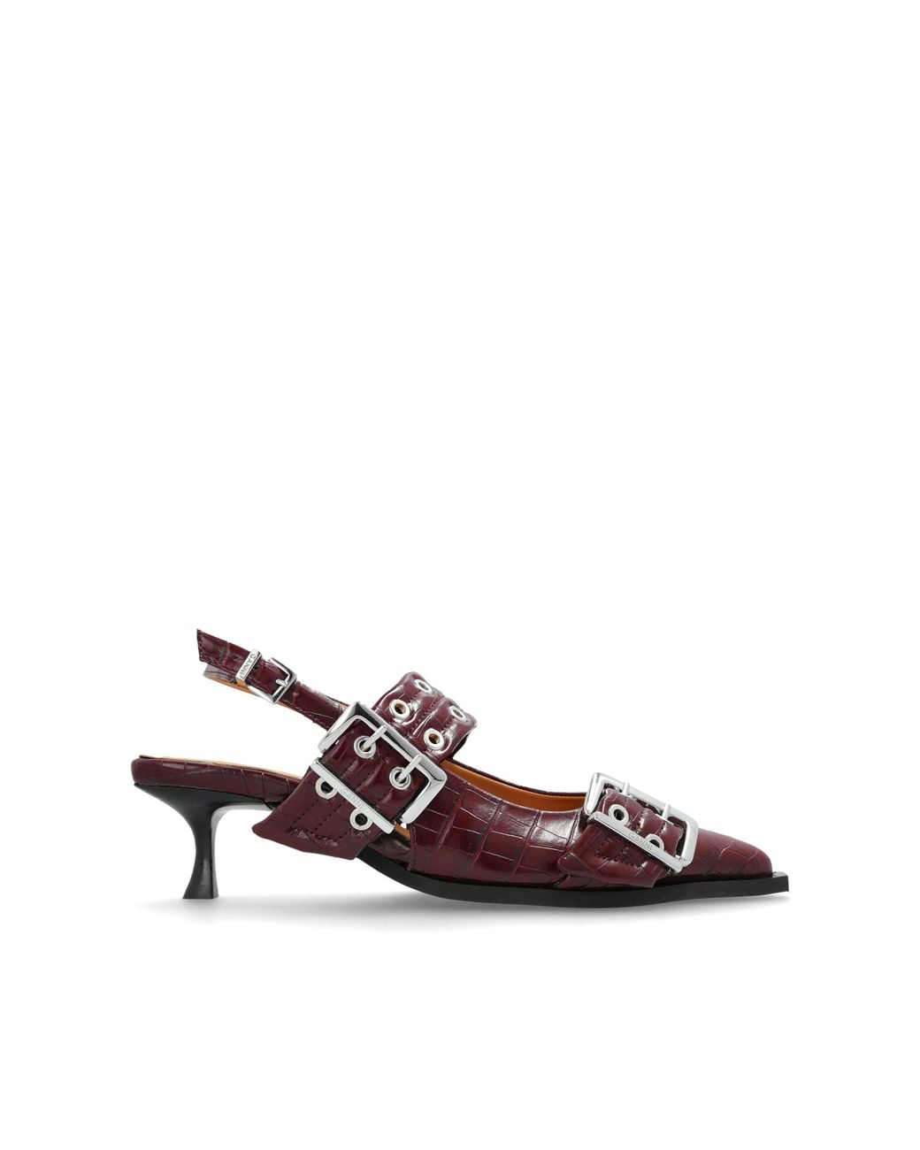 Ganni Brown Heeled Shoes