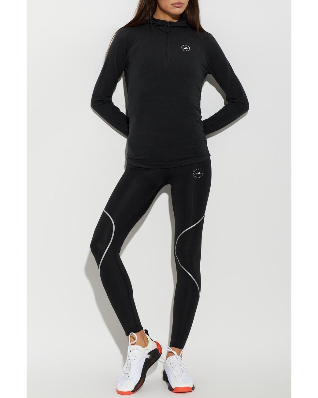 Adidas By Stella McCartney Black Hooded Sweatshirt