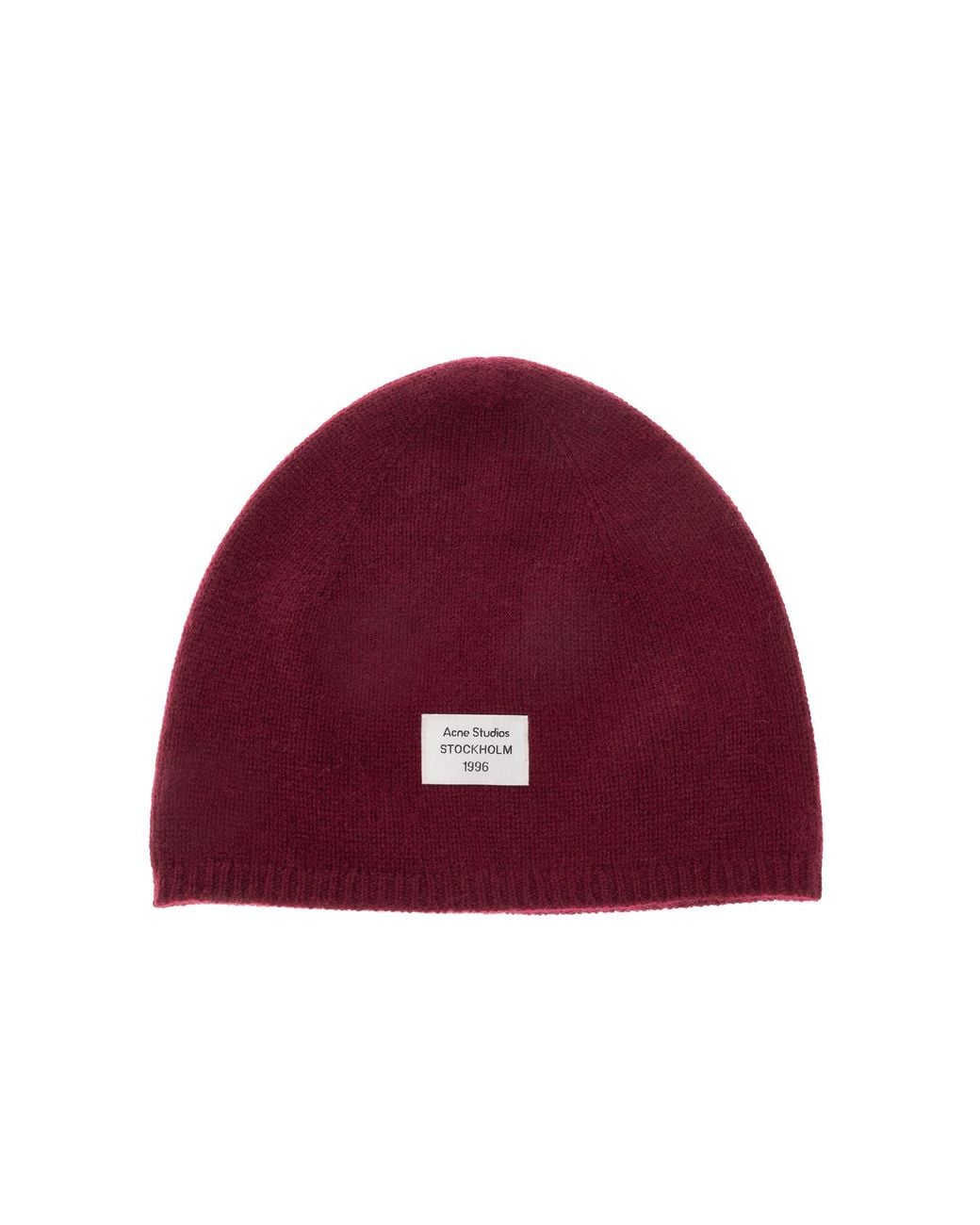 Acne Red Cashmere Beanie